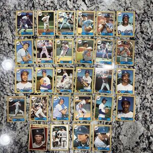 Los Angeles Dodgers 1987 Topps Tiffany Cards Lot‎ 28 Total Hershiser Bad Break